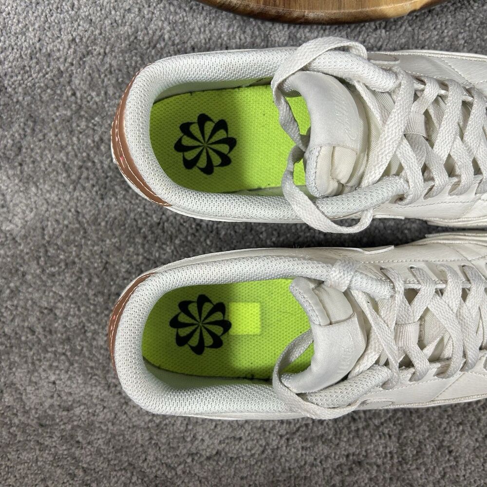 Nike Court Legacy Next Nature DH3161-003 Women's Shoes Size 7.5 White Shoes Used - Picture 9 of 11